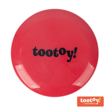 Tootoy! Flying disc Red Frisbee Vermelho para cães