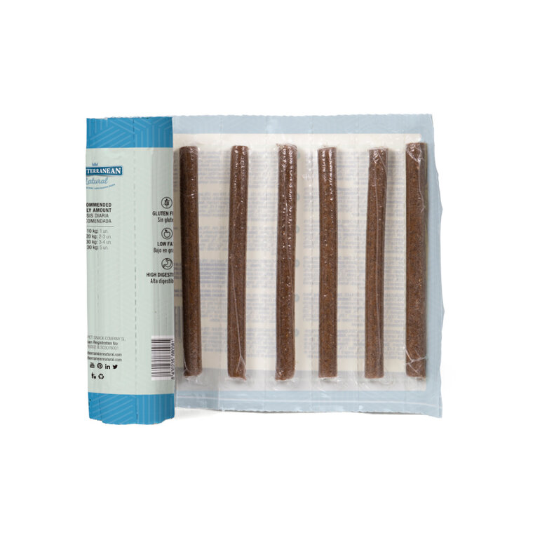 16 sticks Mediterranean Natural Serrano Barrinhas de Salmão e Atum para cães,  Imagem número 2 16 sticks Mediterranean Natural Serrano Barrinhas de Salmão e Atum para cães, , large Imagem número 2