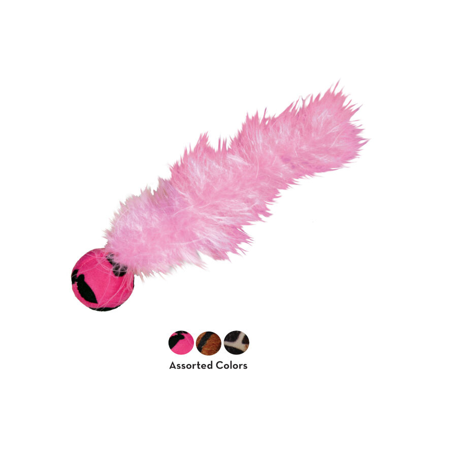 Kong Active Wild Tails Bola com Penas para Gatos, , large Imagem n&uacute;mero 3