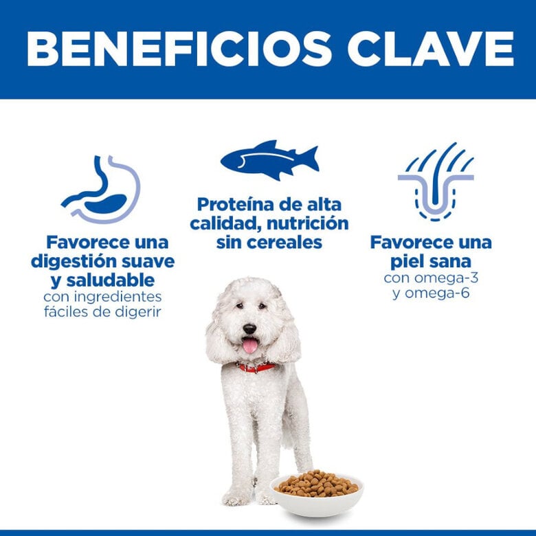 363 g Hill's Science Plan Hypoallergenic Alimento Húmido com Salmão para Cães Adultos,  Imagem número 3 363 g Hill's Science Plan Hypoallergenic Alimento Húmido com Salmão para Cães Adultos, , large Imagem número 3
