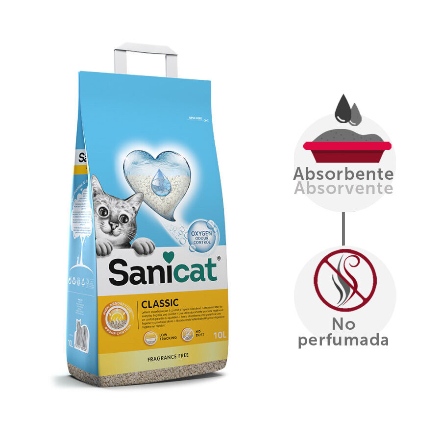 10 L Sanicat Classic Areia Absorvente, , large Imagem n&uacute;mero 2