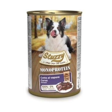 Stuzzy Monoprotein Cervo lata para cães