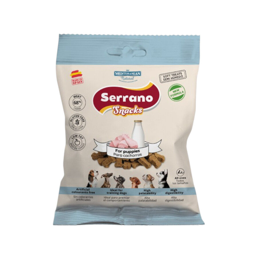 85 g Mediterranean Natural Serrano Ossinhos para cachorros, , large Imagem n&uacute;mero 1