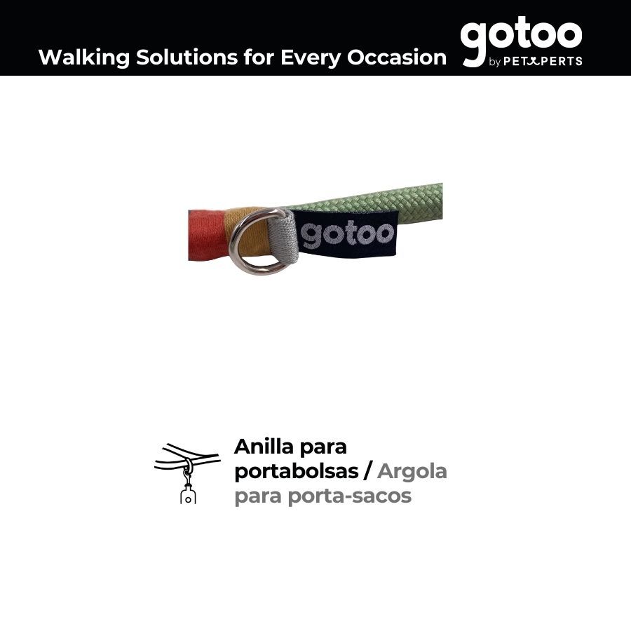 Gotoo Trela de corda verde para c&atilde;es, , large Imagem n&uacute;mero 3