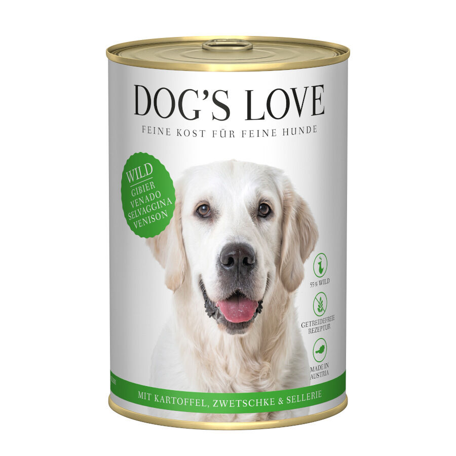 400 g Dog's Love Adulto Veado em lata para c&atilde;es, , large Imagem n&uacute;mero 1