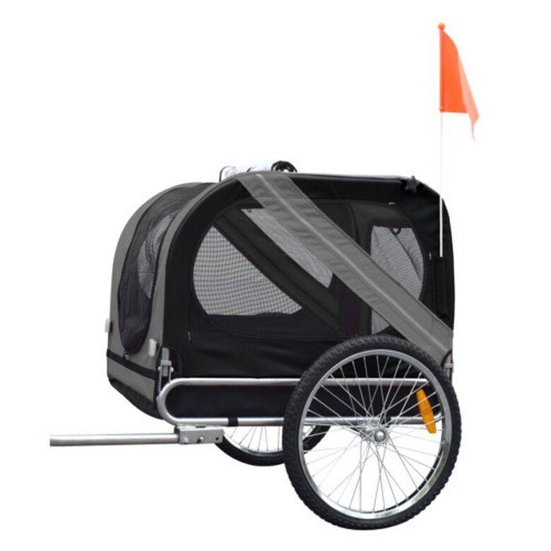 Flamingo transportín con remolque para bicicleta Imagem número 1 Flamingo transportín con remolque para bicicleta Imagem número 1