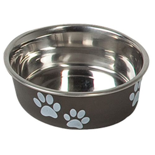 Karli comedero de acero para mascotas negro Imagem n&uacute;mero 1