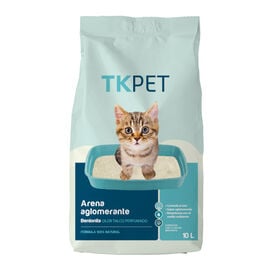 TK-Pet Areia Aglomerante de Bentonita Talco Perfumado para gatos