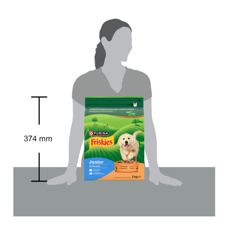 Friskies Junior frango e legumes ra&ccedil;&atilde;o cachorros, , large Imagem n&uacute;mero 7