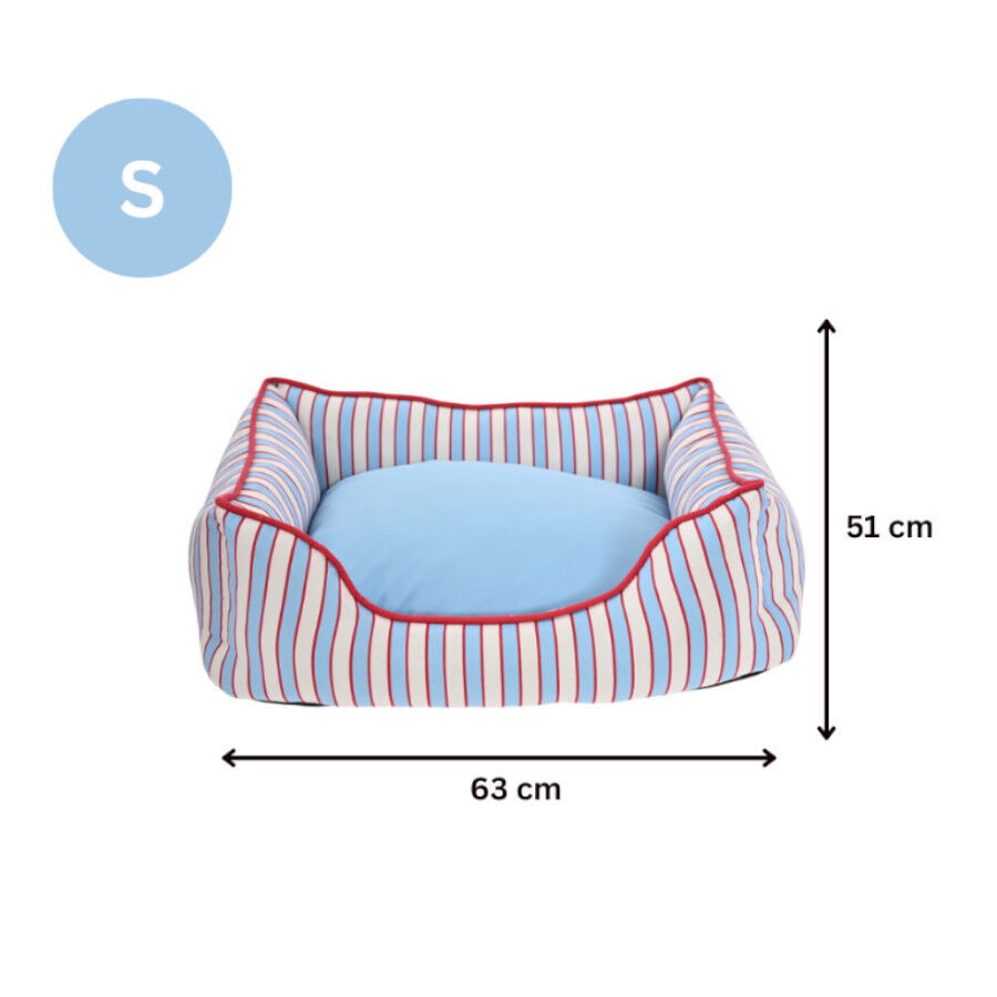 Leeby Cama riscas largas para c&atilde;es, , large Imagem n&uacute;mero 6