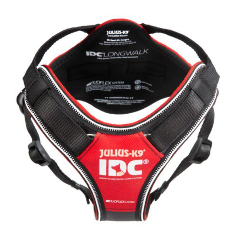 Julius K9 IDC Longwalk Peitoral Vermelho para cães,  Imagem número 1 Julius K9 IDC Longwalk arnés para perros rojo flex Imagem número 1