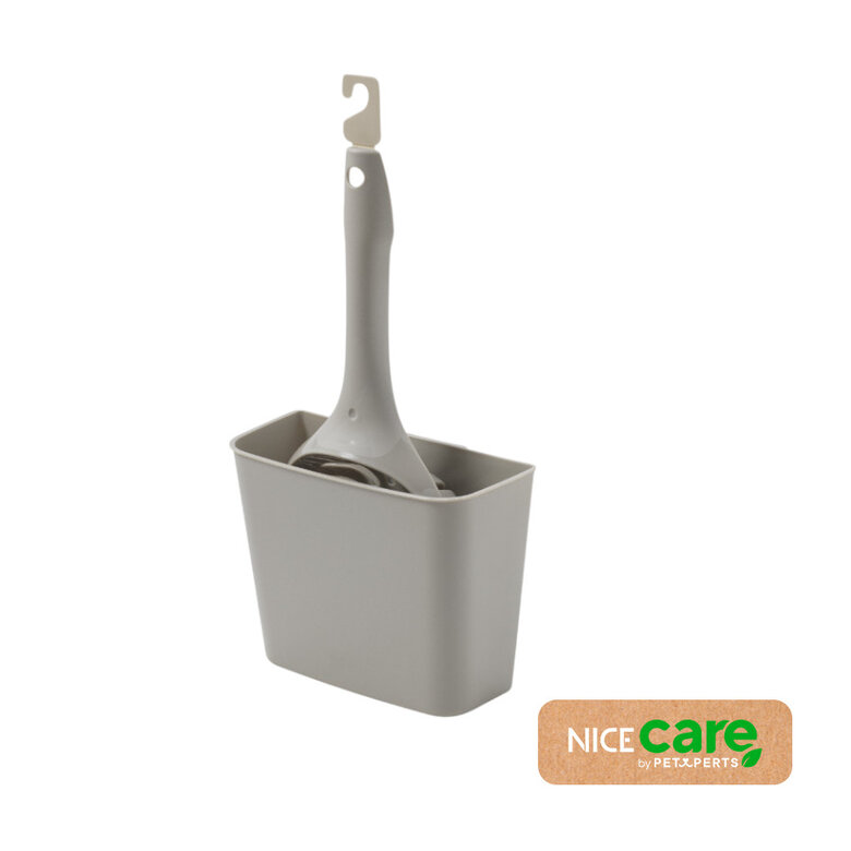 Nice Care Sanitary Scoop Pá para areia com recipiente para gatos,  Imagem número 2 Nice Care Sanitary Scoop Pá para areia com recipiente para gatos, , large Imagem número 2