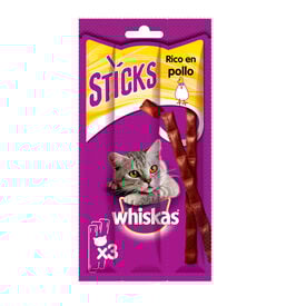 Whiskas Sticks Snacks Frango para Gatos 