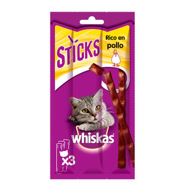 Whiskas Sticks Snacks Frango para Gatos 