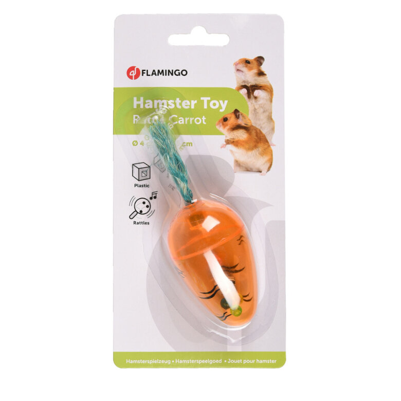 Flamingo Carry Cenoura Brinquedos para roedores,  Imagem número 3 Flamingo Carry Cenoura Brinquedos para roedores, , large Imagem número 3