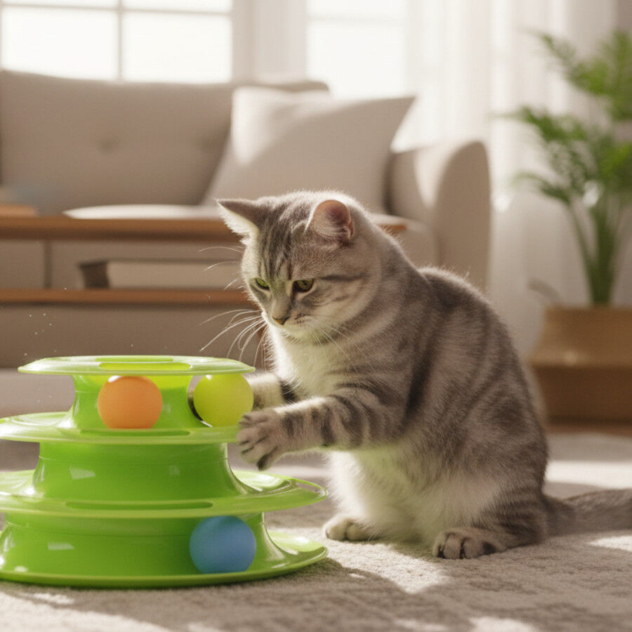 Tootoy! Interactive & Stimulate Brinquedo torre interativa para gatos, , large Imagem n&uacute;mero 1