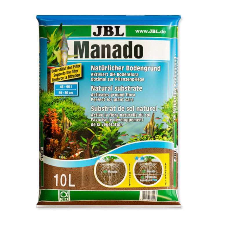 JBL Manado Substrato natural para aquários de água doce, , large image number null