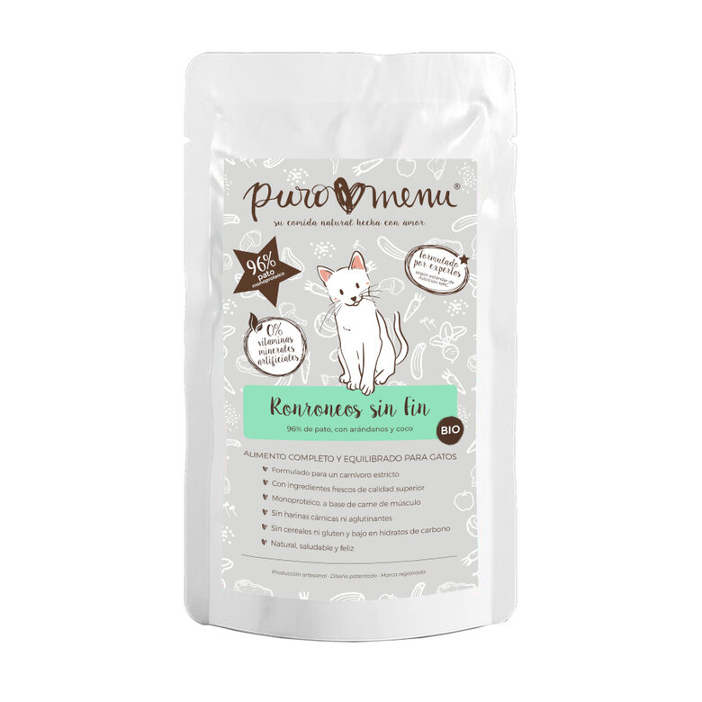100 g Puro Menu Bio Endless Purrs sachê para gatos,  Imagem número 1 100 g Puro Menu Bio Endless Purrs sachê para gatos, , large Imagem número 1