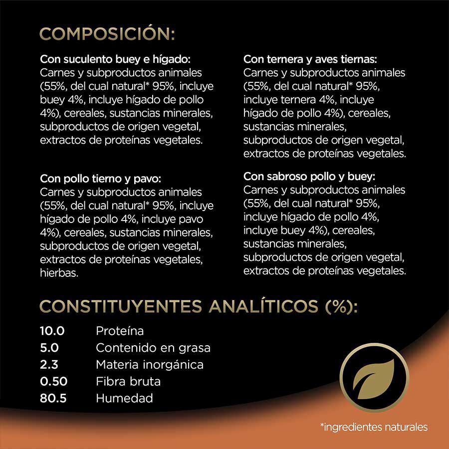 4 terrinas x 150 g Cesar Sele&ccedil;&atilde;o Cl&aacute;ssicos Terrina em Pat&ecirc; para C&atilde;es - Multipack, , large Imagem n&uacute;mero 3