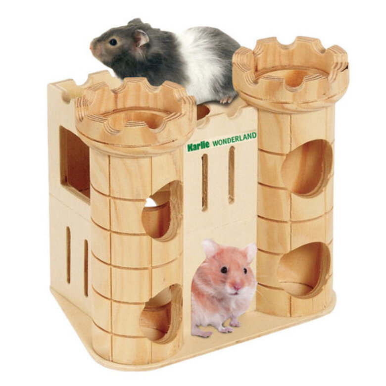 castillo_roedores_flamingo_madera_FLA33297_M Imagem número 1 Flamingo castillo para roedores de madera Imagem número 1