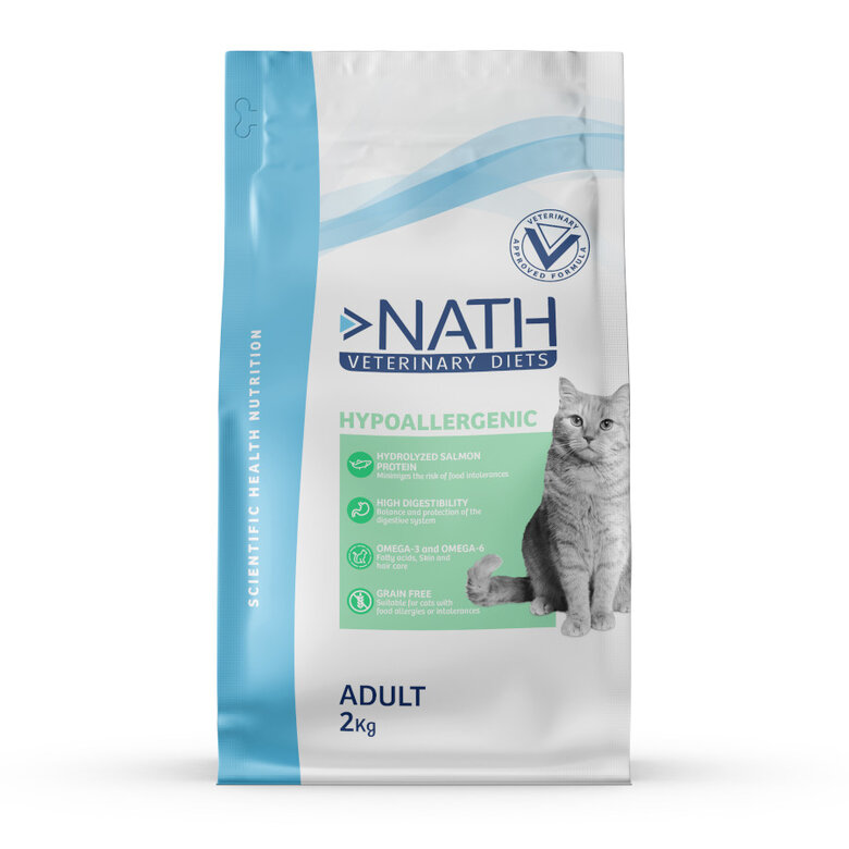 4 kg Nath Veterinary Diets Hypoallergenic Adult ração para gatos,  Imagem número 1 4 kg Nath Veterinary Diets Hypoallergenic Adult ração para gatos, , large Imagem número 1