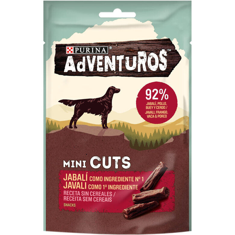 70 g Adventuros Sticks Mini javali para c&atilde;es, , large Imagem n&uacute;mero 1