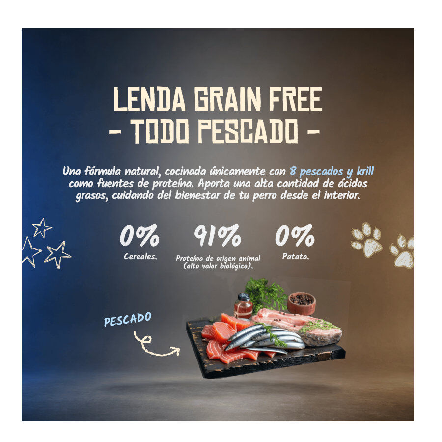 10 kg Lenda Grain Free Ra&ccedil;&atilde;o de Peixe e Krill para c&atilde;es, , large Imagem n&uacute;mero 4