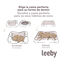 Leeby Almofada Acolchoada de Veludo Verde para cães, , large Indicador imagem número 7