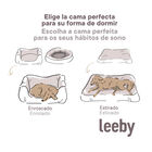 Leeby Sofá Ortopédico Viscoelástico Cinzento para cães, , large image number null