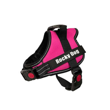 Outech Rocky Peitoral ergonómico rosa para cães