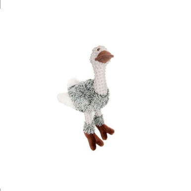 Flamingo Ema Cinza de Peluche para cães