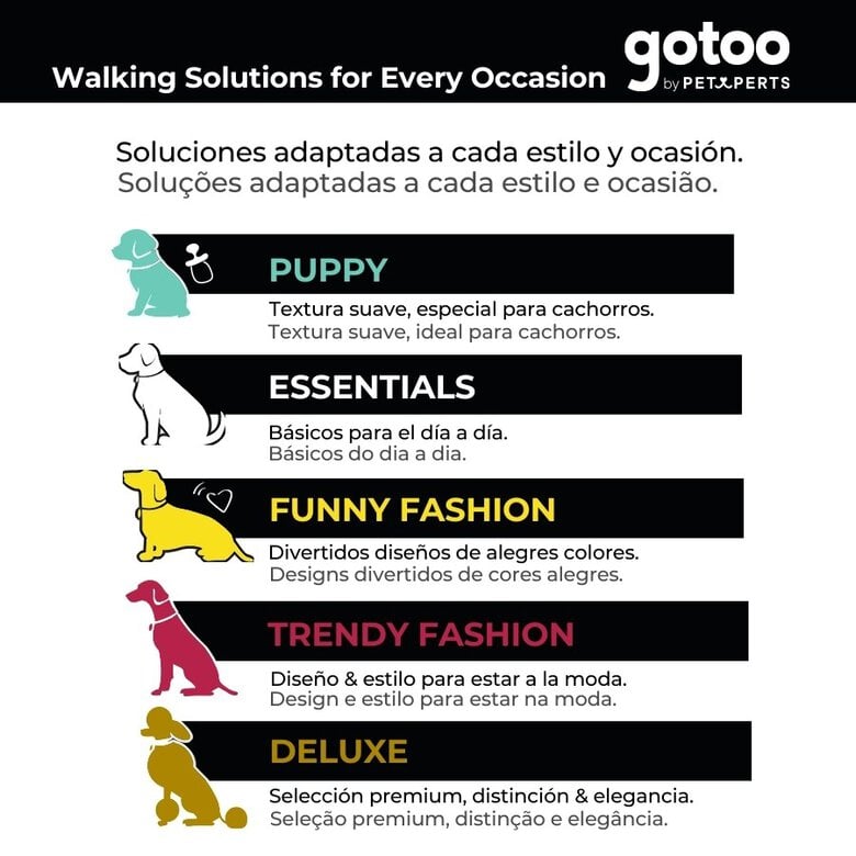 Gotoo Trela estampada tartã vermelho para cães,  Imagem número 7 Gotoo Trela estampada tartã vermelho para cães, , large Imagem número 7