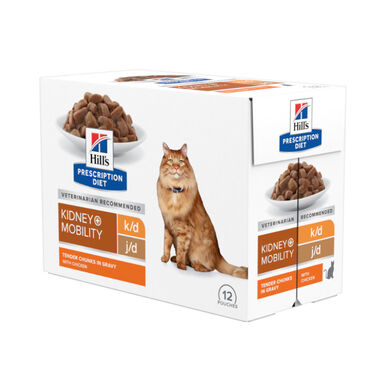 Hill’s Prescription Diet k/d + Mobility Frango saqueta para gatos