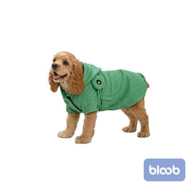 Bloob Rana Roup&atilde;o de Banho verde para c&atilde;es
