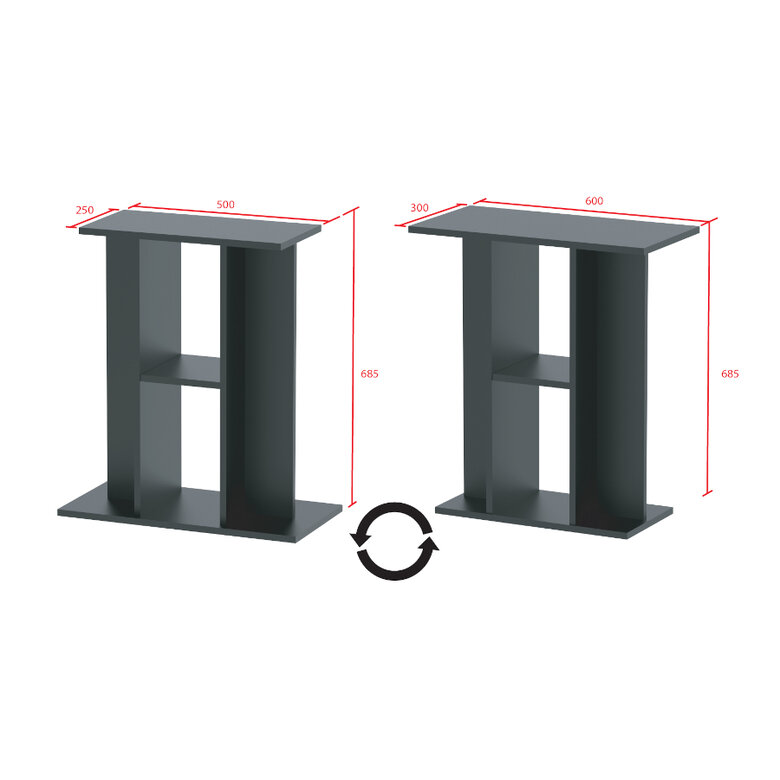 Mesa de aquário preta Small Life Aquarium 50,  Imagem número 5 Mesa de aquário preta Small Life Aquarium 50, , large Imagem número 5