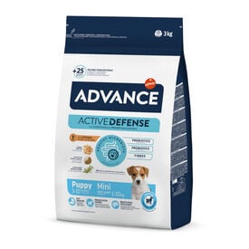 Advance Active Defense Mini Puppy Frango ra&ccedil;&atilde;o para c&atilde;es