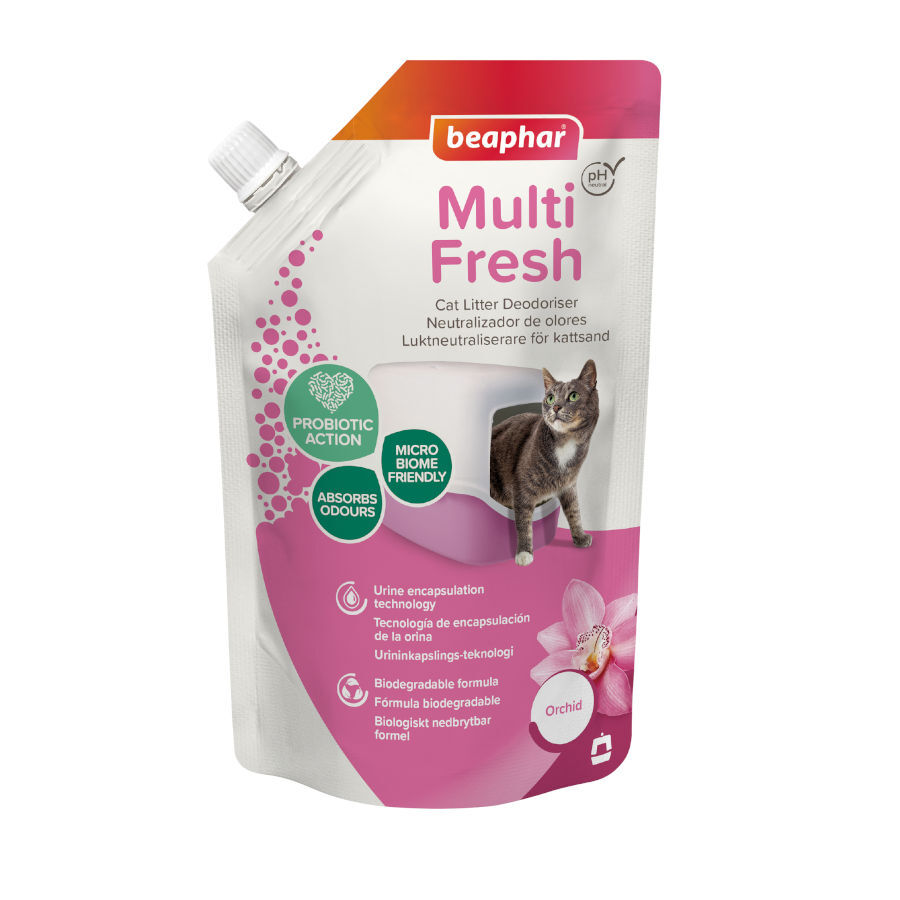 Beaphar Multi Fresh Orqu&iacute;deas Neutralizador de odores para gatos, , large Imagem n&uacute;mero 1