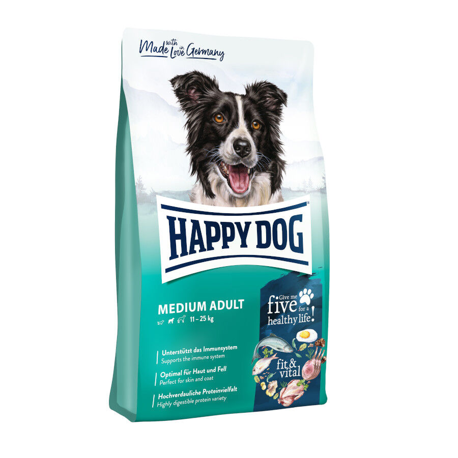 12 kg Happy Dog Adult Medium ra&ccedil;&atilde;o para c&atilde;es, , large Imagem n&uacute;mero 1