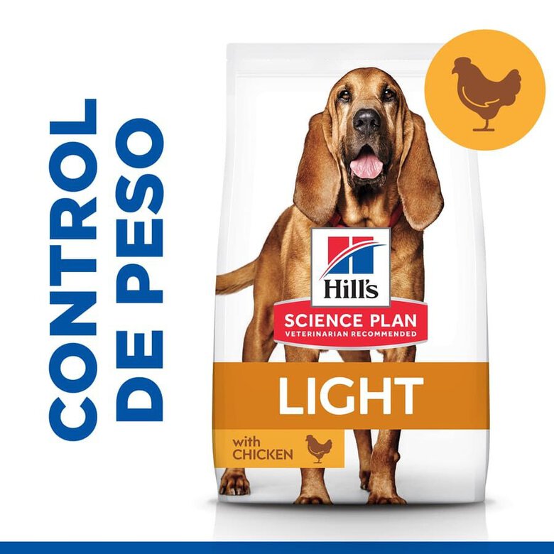 12 kg Hill's Science Plan Light Mature Adult 7+ Medium Frango ração para cães,  Imagem número 2 12 kg Hill's Science Plan Light Mature Adult 7+ Medium Frango ração para cães, , large Imagem número 2
