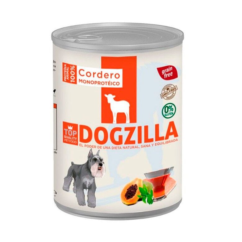 800 g Dogzilla Cordeiro lata para cães,  Imagem número 1 800 g Dogzilla Cordeiro lata para cães, , large Imagem número 1