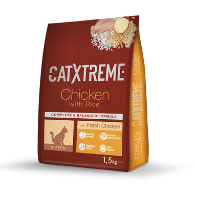 Catxtreme Kitten Comida com frango e peru para gatinhos