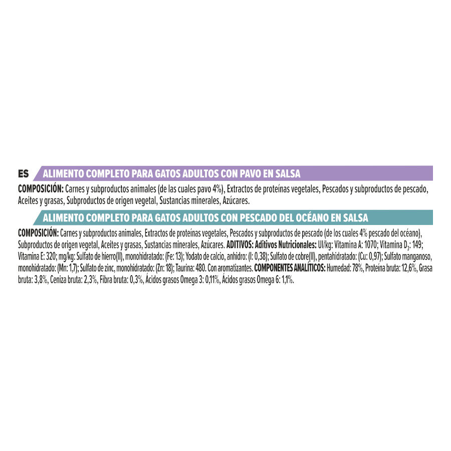 10 saquetas x 85 g Pro Plan Adult Delicate Digestion Peru e Peixe do Oceano em Molho saquetas para gatos - Multipack, , large Imagem n&uacute;mero 6