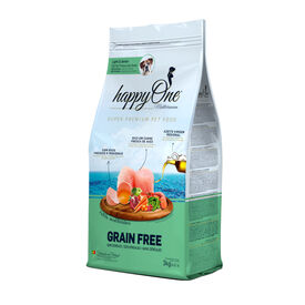 happyOne Mediterraneum Grain Free ração de carne fresca de aves para cães sénior