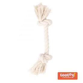 Tootoy! Pull Natural Rope Bone brinquedo corda para cães