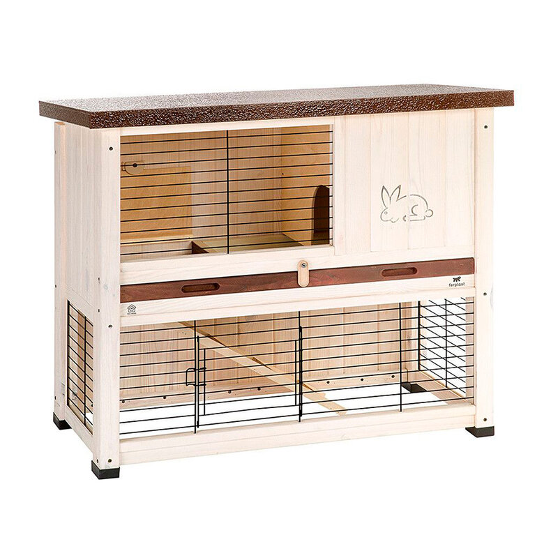 Ferplast coelheira de dois níveis,  Imagem número 1  Ferplast coelheira de dois níveis, , large Imagem número 1