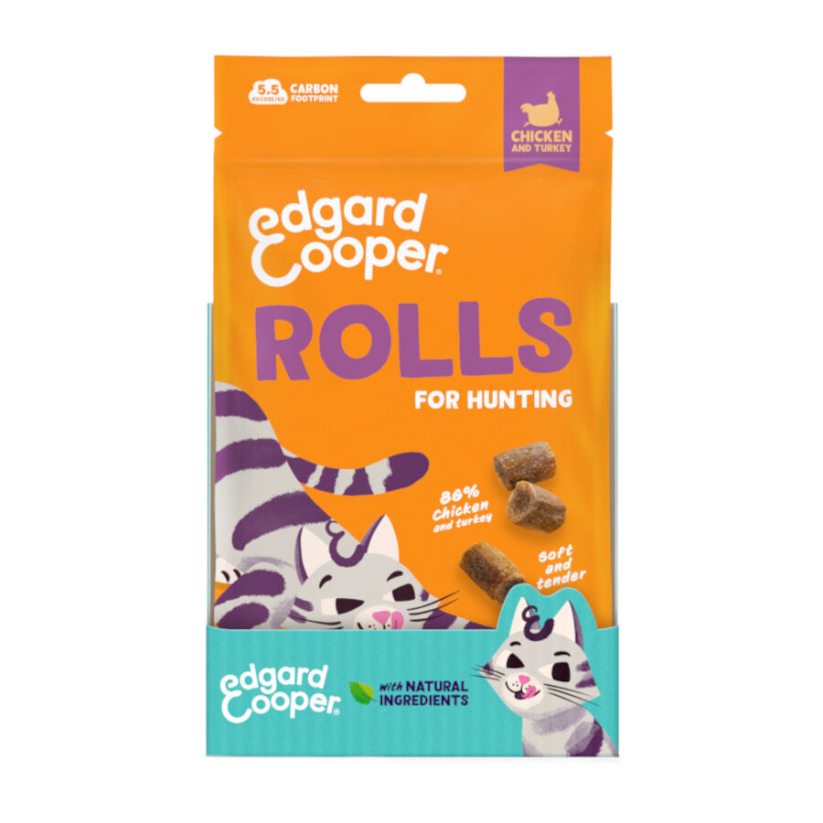 45 g Edgard & Cooper Rolls Snack de frango e peru para gatos, , large Imagem n&uacute;mero 9