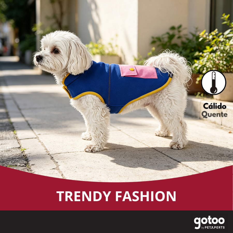 Gotoo Casaco Azul com Bolso para c&atilde;es, , large Imagem n&uacute;mero 6