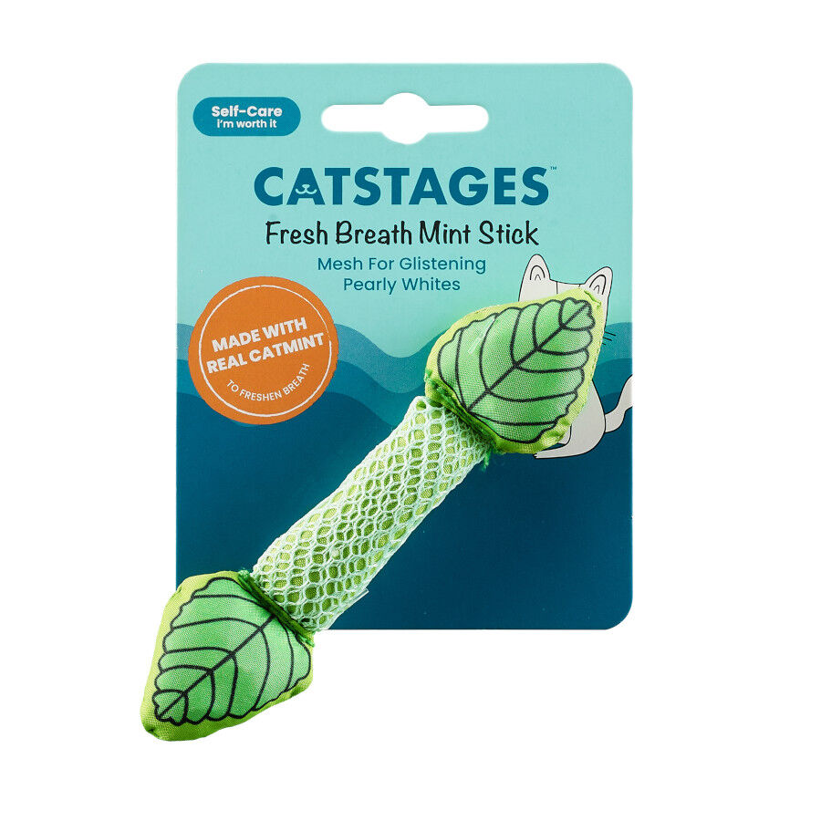 Catstages Fresh Breath Stick Peluche Dent&aacute;rio com Menta para gatos, , large Imagem n&uacute;mero 7