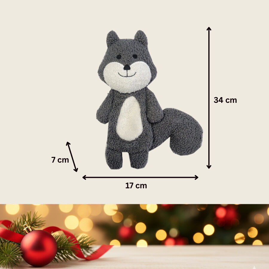 Wonder Christmas Peluche Esquilo de Natal para C&atilde;es, , large Imagem n&uacute;mero 4