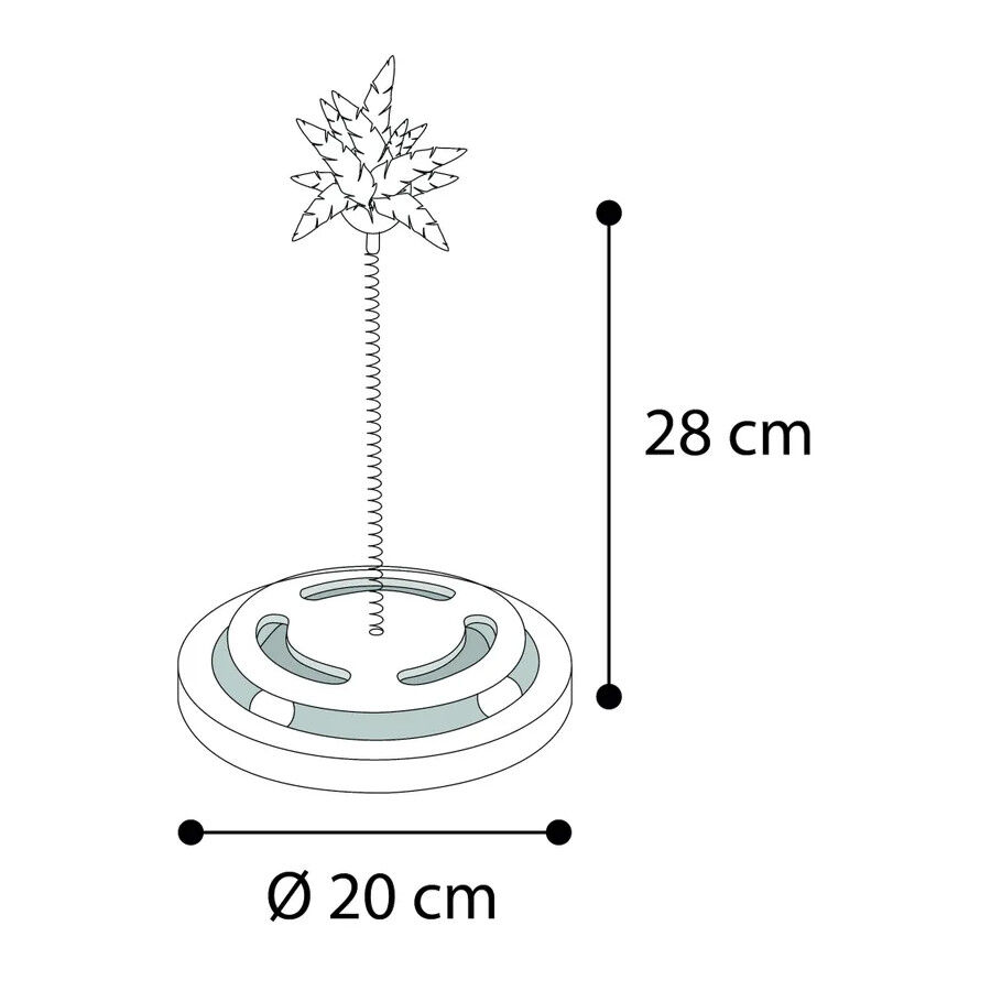 Flamingo Brinquedo Interativo com Bola para gatos, , large Imagem n&uacute;mero 3
